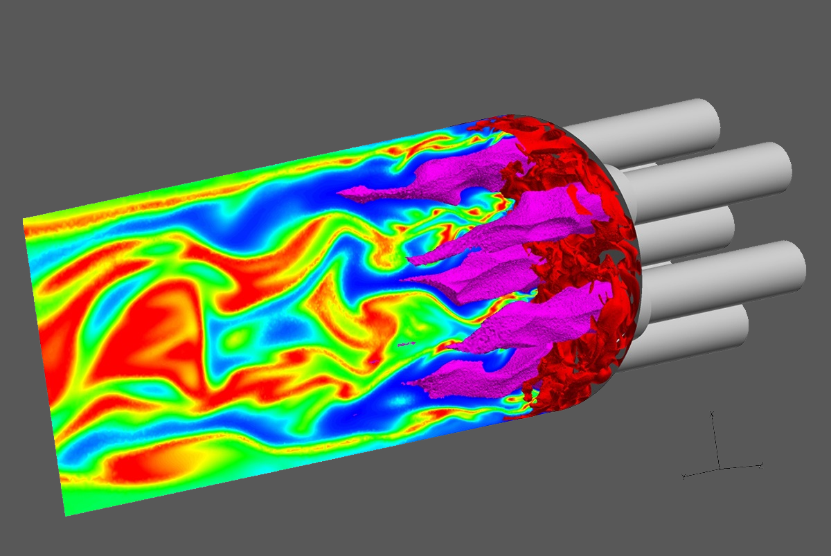 Turbulent flows model